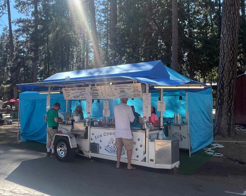 Ice cream large cart